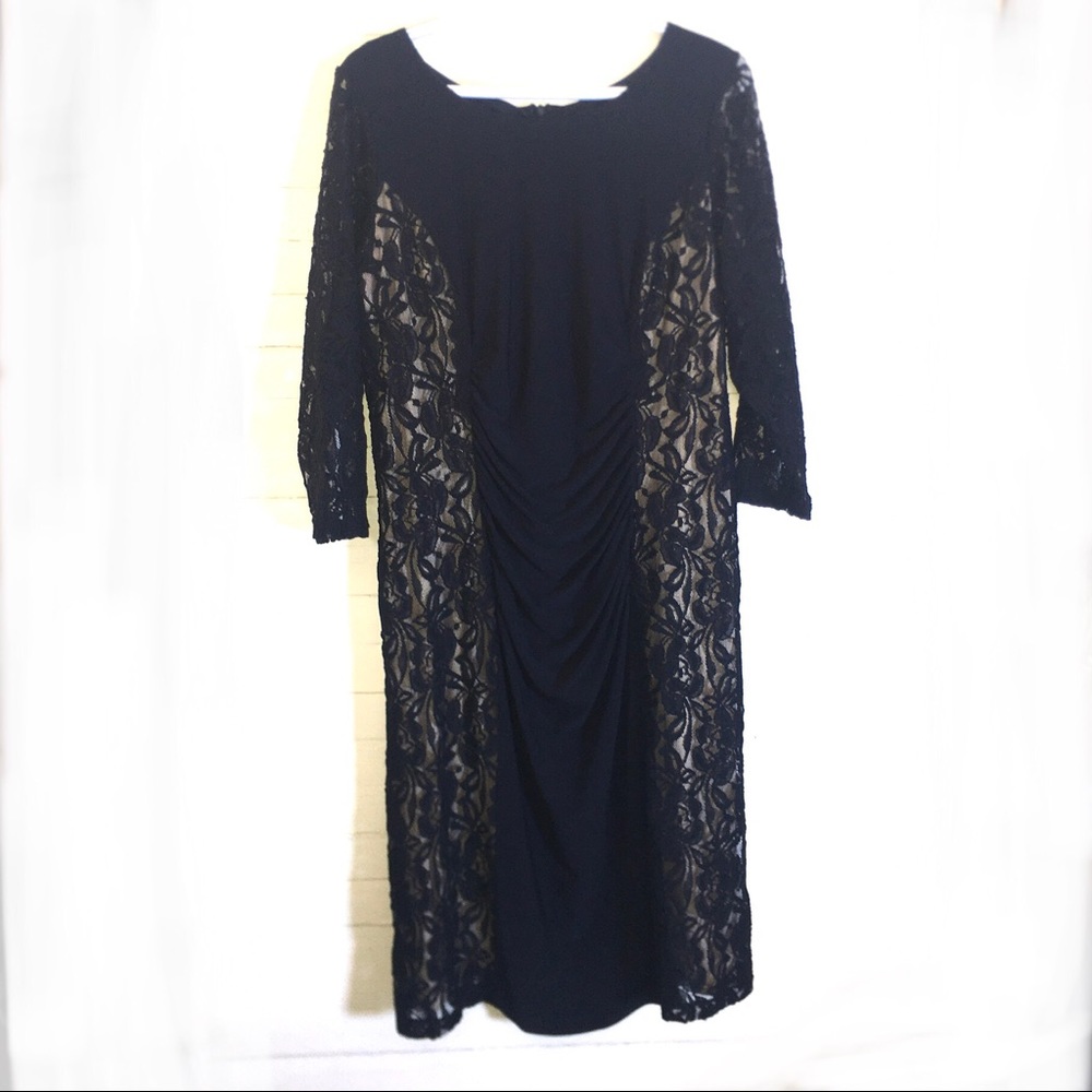 Dress Barn Navy Lace Dress